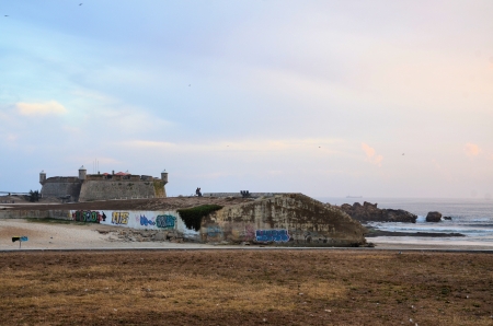 Castle near the seaのeditorial素材