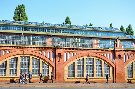 Historic underground station in Berlinのeditorial素材