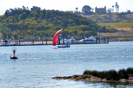 Boats on river Douroのeditorial素材