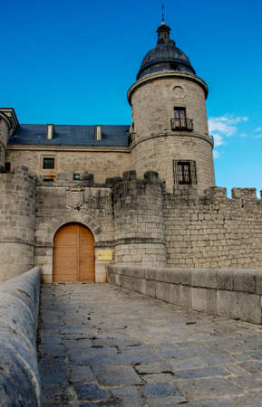 Castle that hosts the General Archives of Simancas のeditorial素材