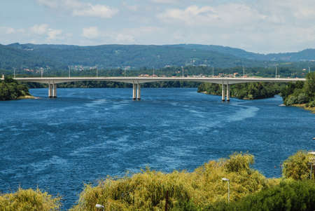 bridge between Spain and Portugalの写真素材