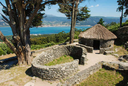 Archaelogical site of Santa Tecla, Galicia  Spainの写真素材