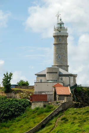 Lighthouse of Cabo Mayor  Santander  Spainの写真素材