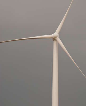 top of a wind mill seen from the frontの写真素材