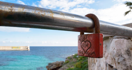 padlock sign of love