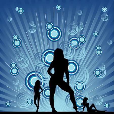 party vector composition teens dance fashion clubのイラスト素材