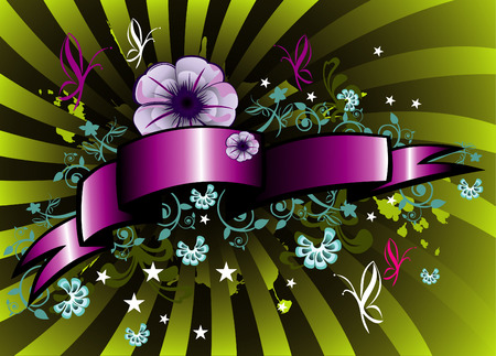 abstract banner vector background composition illustration 2d frameのイラスト素材