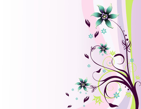 vector illustration of nature  with white backgroundのイラスト素材