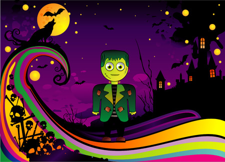 Vector illustration of halloween characterのイラスト素材