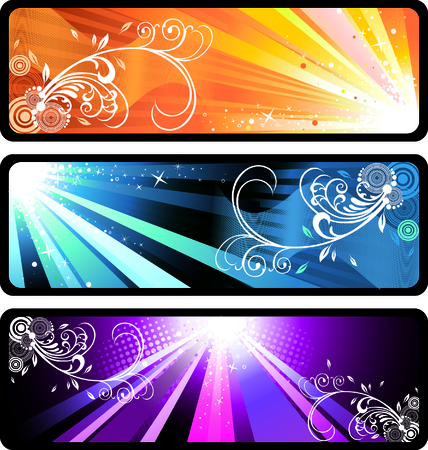 Triptych compositionのイラスト素材