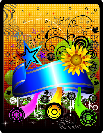 vector fantasy shapesのイラスト素材