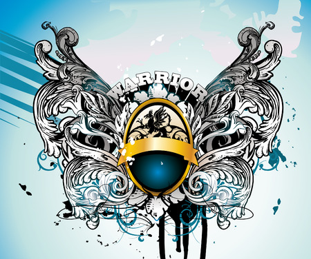 arms shieldのイラスト素材