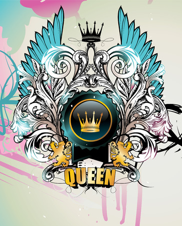 arms shieldのイラスト素材