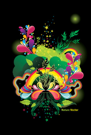 fantastic natureのイラスト素材