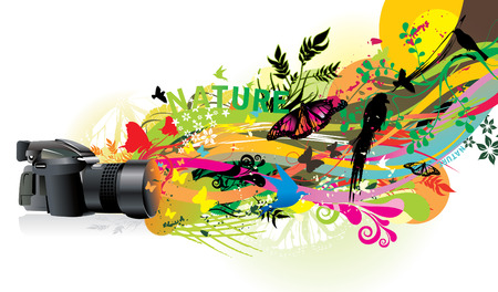 nature shuttingのイラスト素材