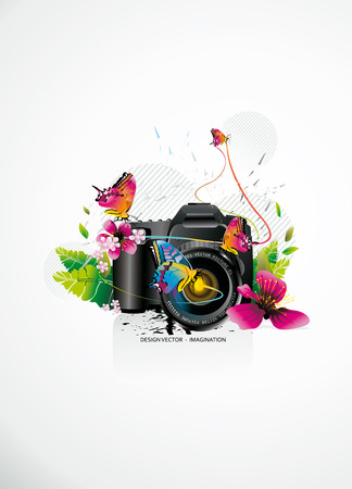 nature shuttingのイラスト素材