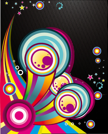 neon and glowのイラスト素材