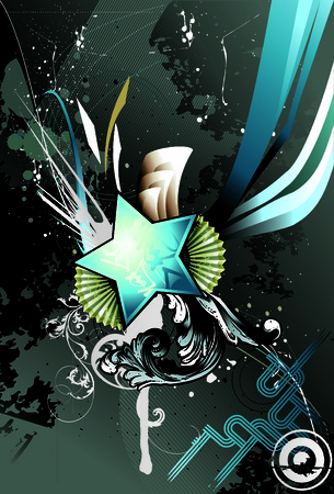 wierd compositionのイラスト素材