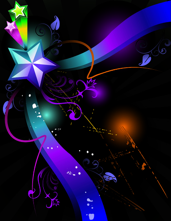 neon and glowのイラスト素材