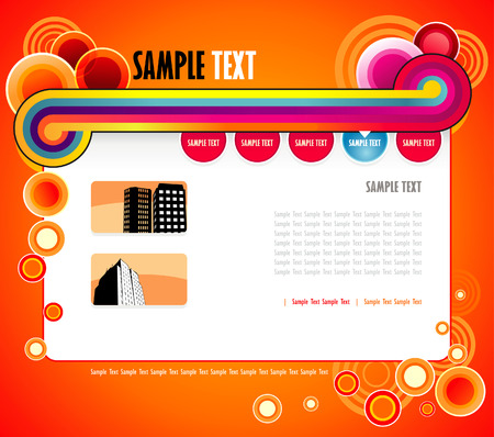 template designのイラスト素材