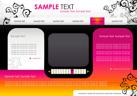 template designのイラスト素材