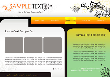 template designのイラスト素材
