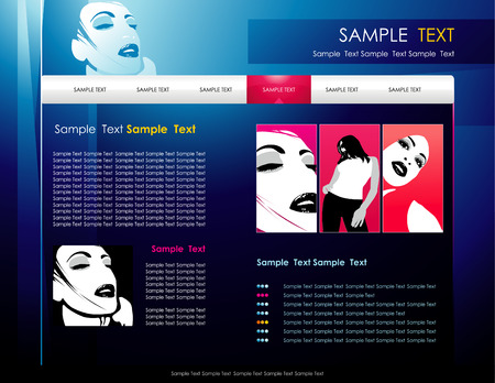 template designのイラスト素材