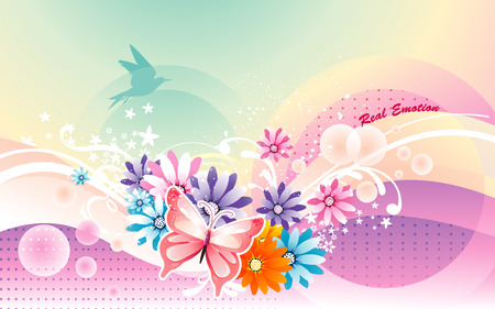 peaceful natureのイラスト素材