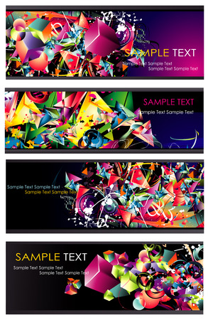 web bannerのイラスト素材