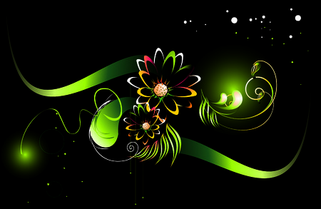 fantasy shapes and colorsのイラスト素材