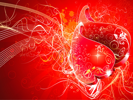 electric heartのイラスト素材