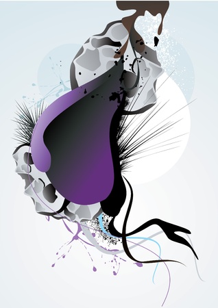 abstract vector illustrationのイラスト素材