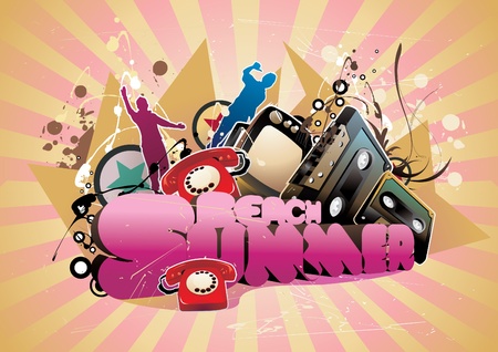 everyday vector illustrationのイラスト素材