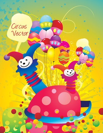 carnival circus abstract vectorのイラスト素材
