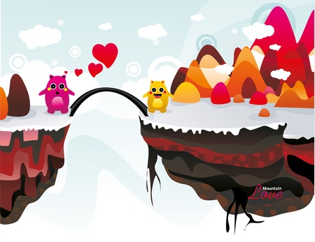 color island vector designのイラスト素材