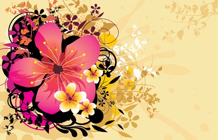 flower vector illustration designのイラスト素材