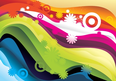 color vector gradient backgroundのイラスト素材