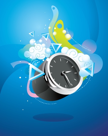 modern color watch のイラスト素材