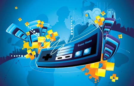 game pad vectorのイラスト素材