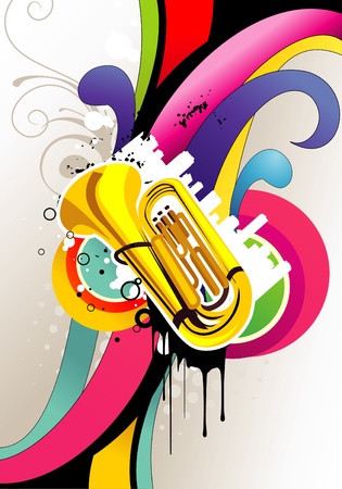 music color vector illustrationのイラスト素材