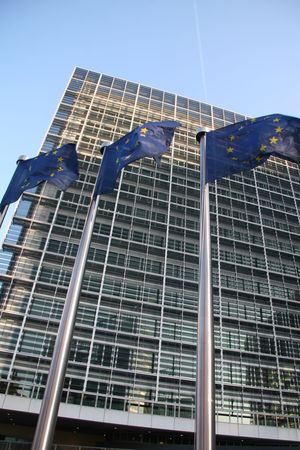 European Commission building Berlaymont in Brussels, Belgium