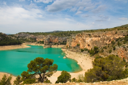 Landscape around Alcaniz, Aragon, Spainの写真素材
