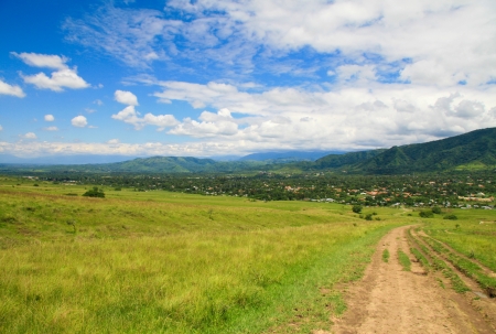 Green valley near Salta, Argentina