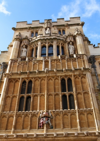 University College in Oxford, England. This building, including the statues, were created more than 200 years ago, no property release is required.のeditorial素材