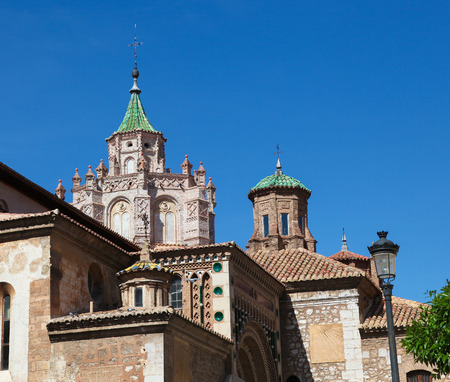 Typical Mudejar architecture in Teruel, Aragon, Eastern Spain.の写真素材