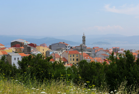 The beatiful village Carino near Ortigueira in Galicia, Spain, forms part of the Rias Altas region of Spain.の写真素材