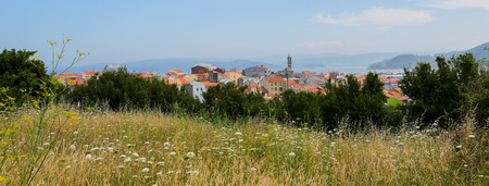 The beatiful village Carino near Ortigueira in Galicia, Spain, forms part of the Rias Altas region of Spain.の写真素材