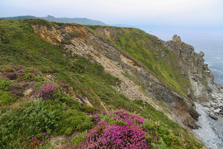 Beautiful Atlantic coast near Ortigueira, Rias Altas region, Galicia, Spain.