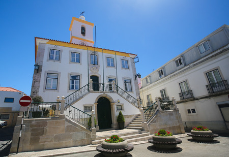 Largo Luis de Camoes in Almada, close to Lisbon, Portugal.のeditorial素材