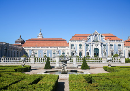The Palace of Queluz is a Portuguese 18th-century palace located at Queluz, in Sintra Municipality, Lisbon District.のeditorial素材